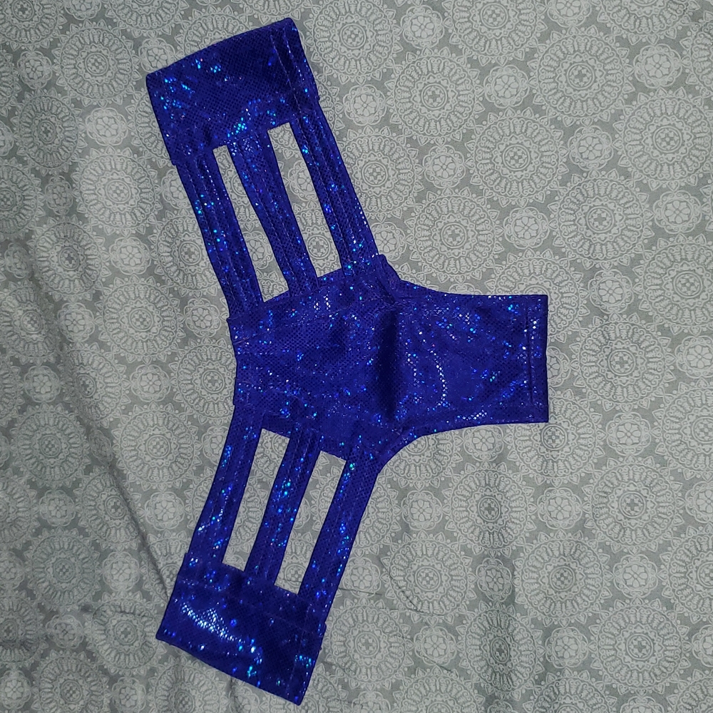 Iheartraves, Blue, Rave Booty Shorts